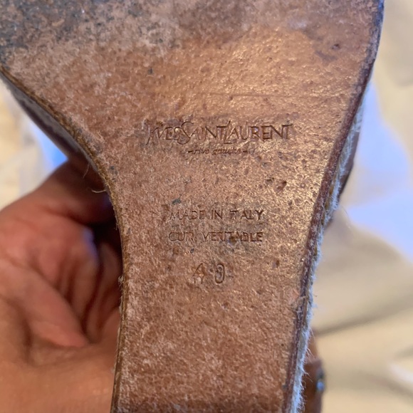 Vintage YSL wedges - Picture 10 of 10
